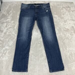Kut From The Kloth Jeans Womens 14 Blue Denim Catherine Boyfriend Distressed